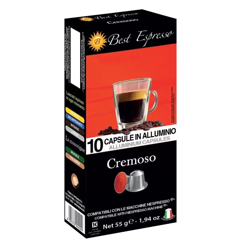 x10 Café Cremoso Compatibles Machine à Café Nespresso