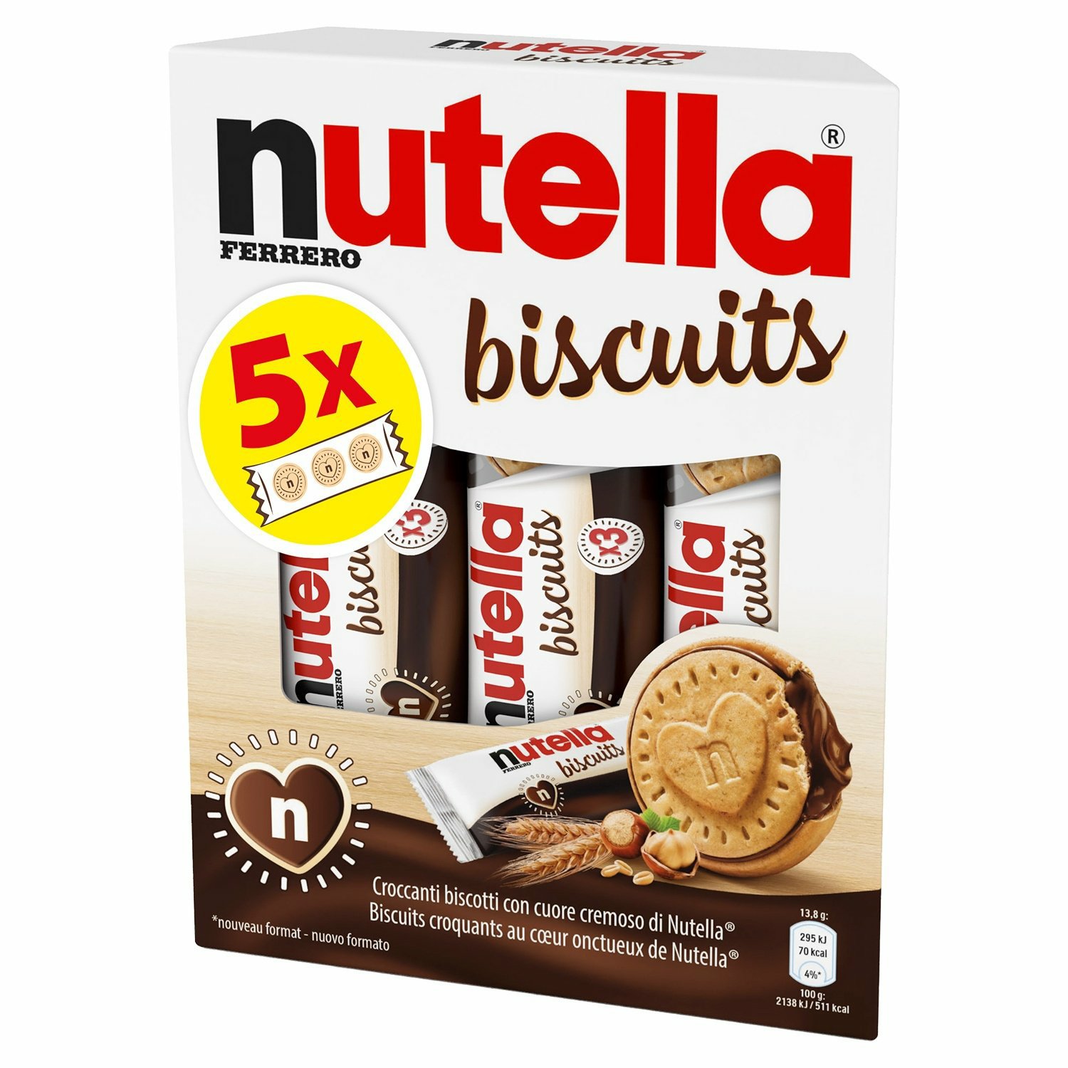 Biscuits Nutella 5 X 3